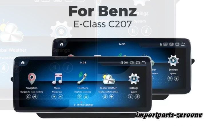 メルセデス・ベンツ EクラスC207用 アンドロイドナビ 12.3インチ2K