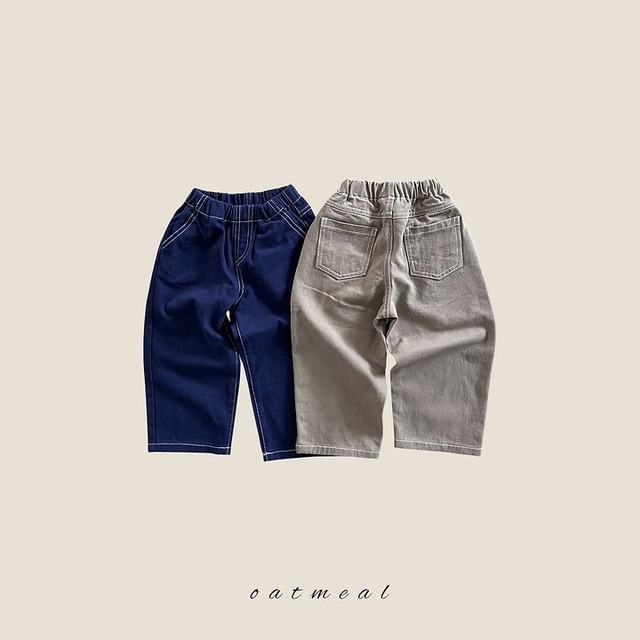 【取寄】oatmeal｜dino pants｜ダイノパンツ｜XS-XL｜kids｜26 autumn