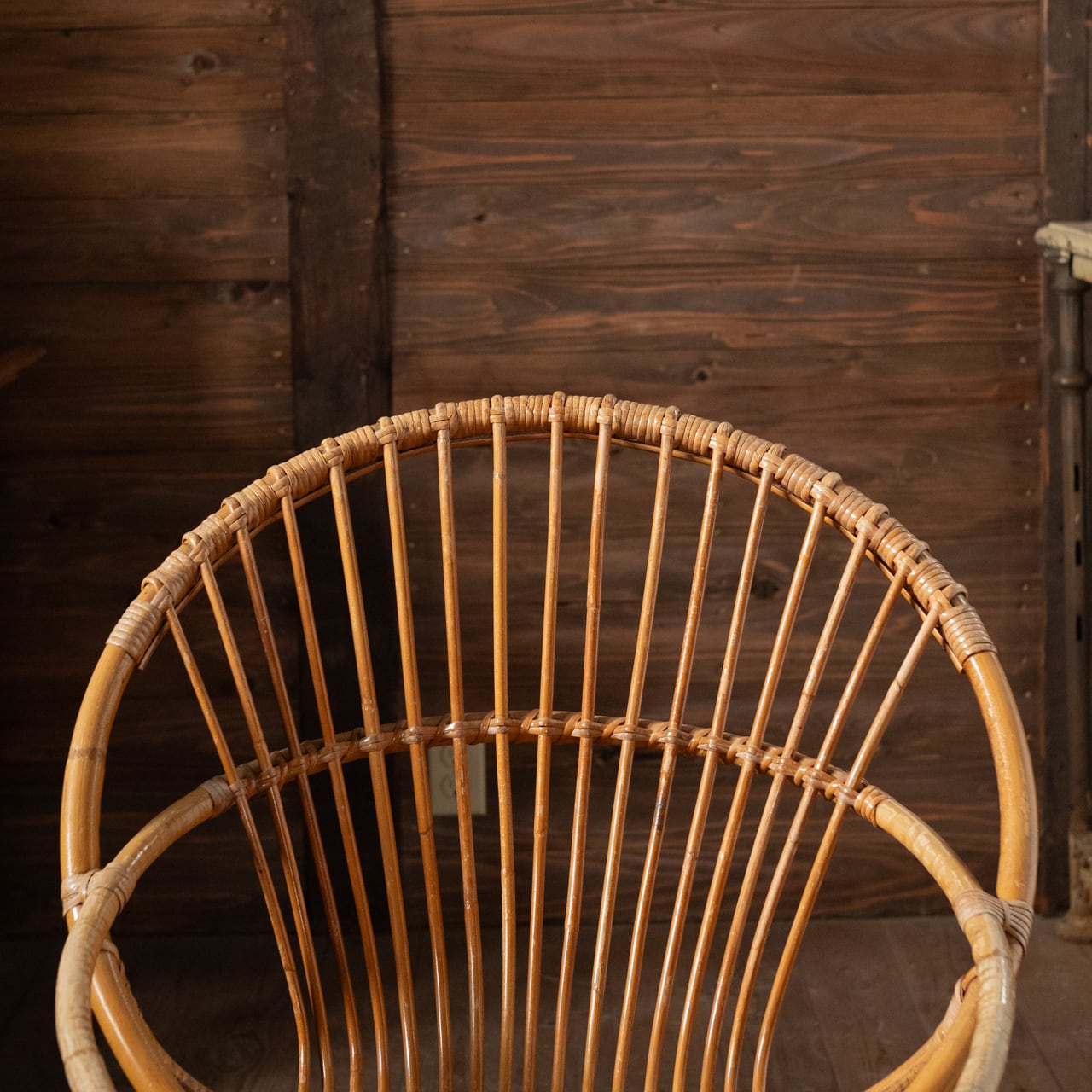 Rattan Chair / ラタン チェア〈椅子・ソファ・籐張り・店舗什器