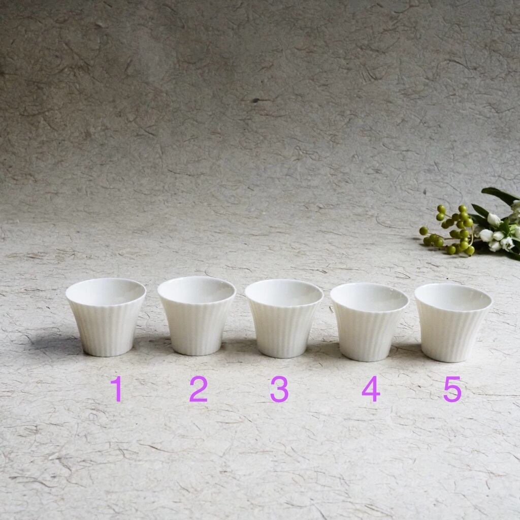 色原 昌希/白磁 リンカ茶杯