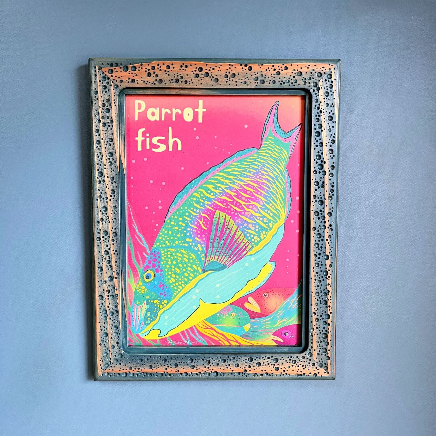 A-005【Parrot fish】 デザインアート