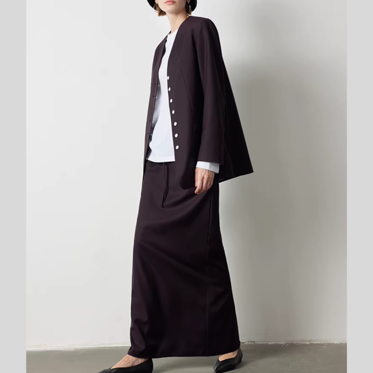 大人モード Iライン ロングスカート 00093・画像8