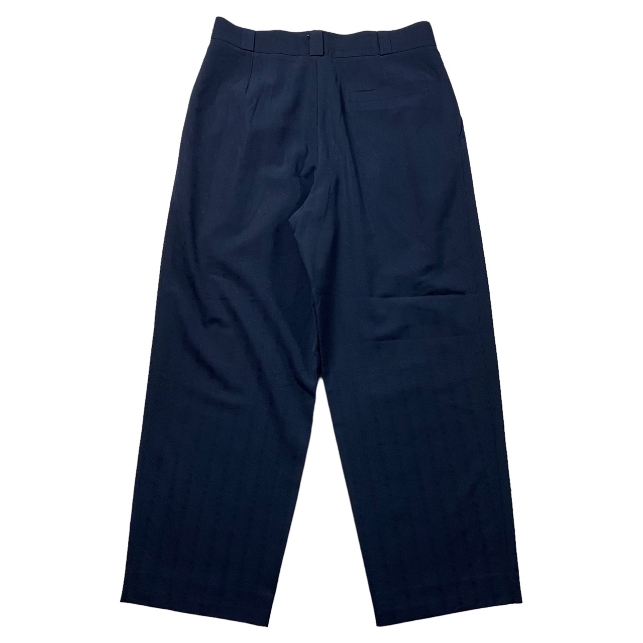 GIANNI VERSACE navy color dot woven slacks