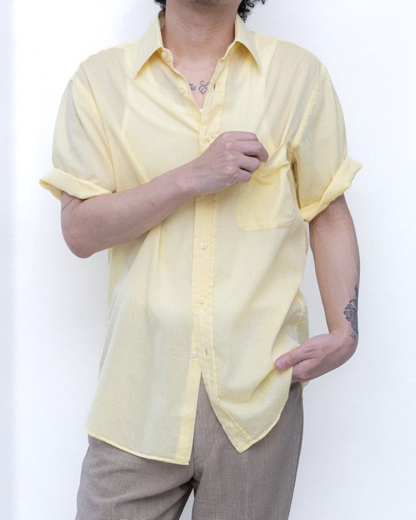 1990s equipment Rayon O/P shirt made in France | Memory Memento