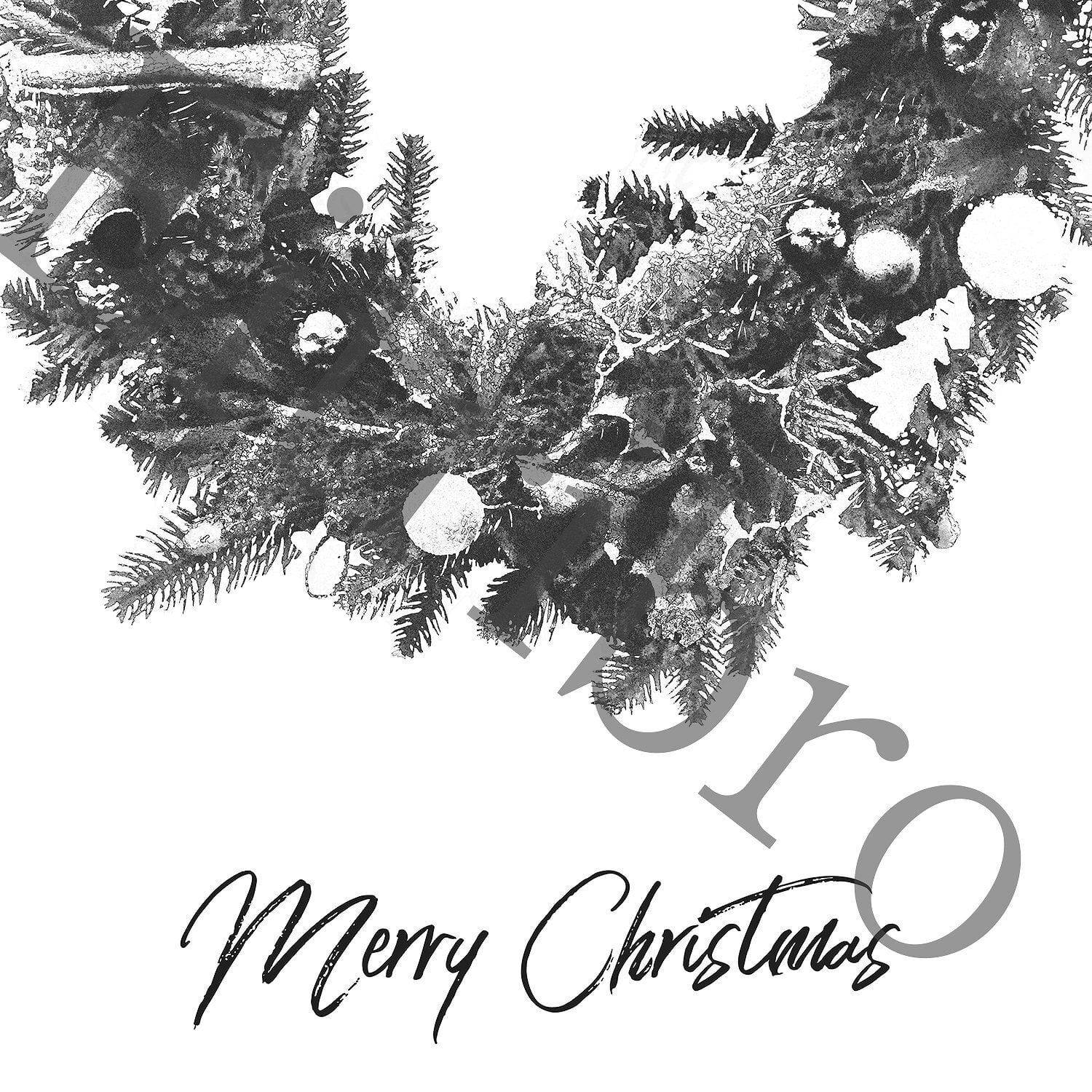 アートポスター / Christmas wreath eb061 | EITRIBRO(エイトリブロ 