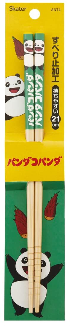スケーター(Skater) 竹安全箸 箸 竹箸 21cm パンダコパンダ 箸 ANT4-A