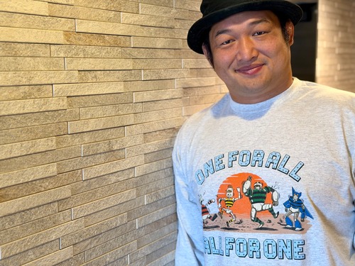 RUGBY ROBOT ロングTシャツ　アッシュ