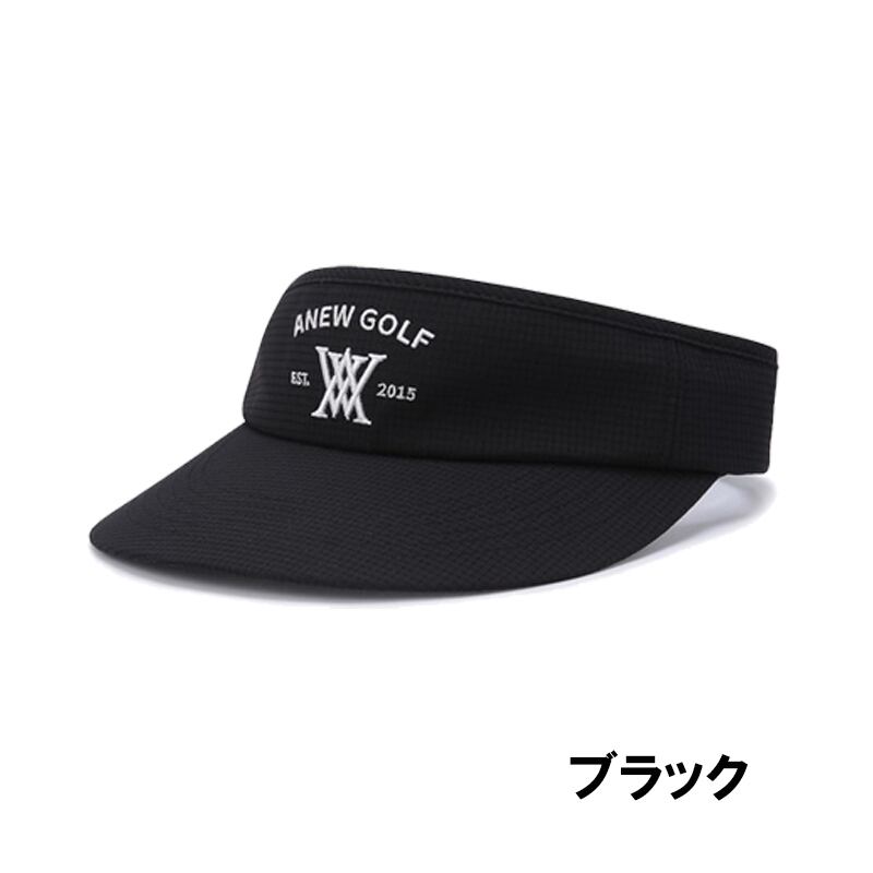 アニュー ゴルフバイザー ブラック 正規品 ANEW GOLF アニューゴルフ