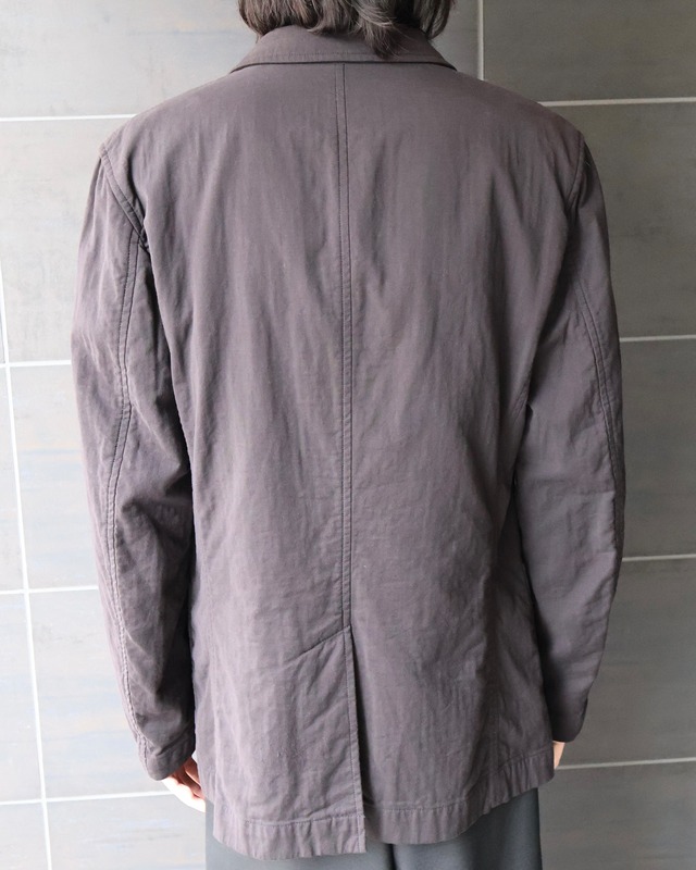 【ISSEY MIYAKE MEN】relax fit cotton tailored jacket