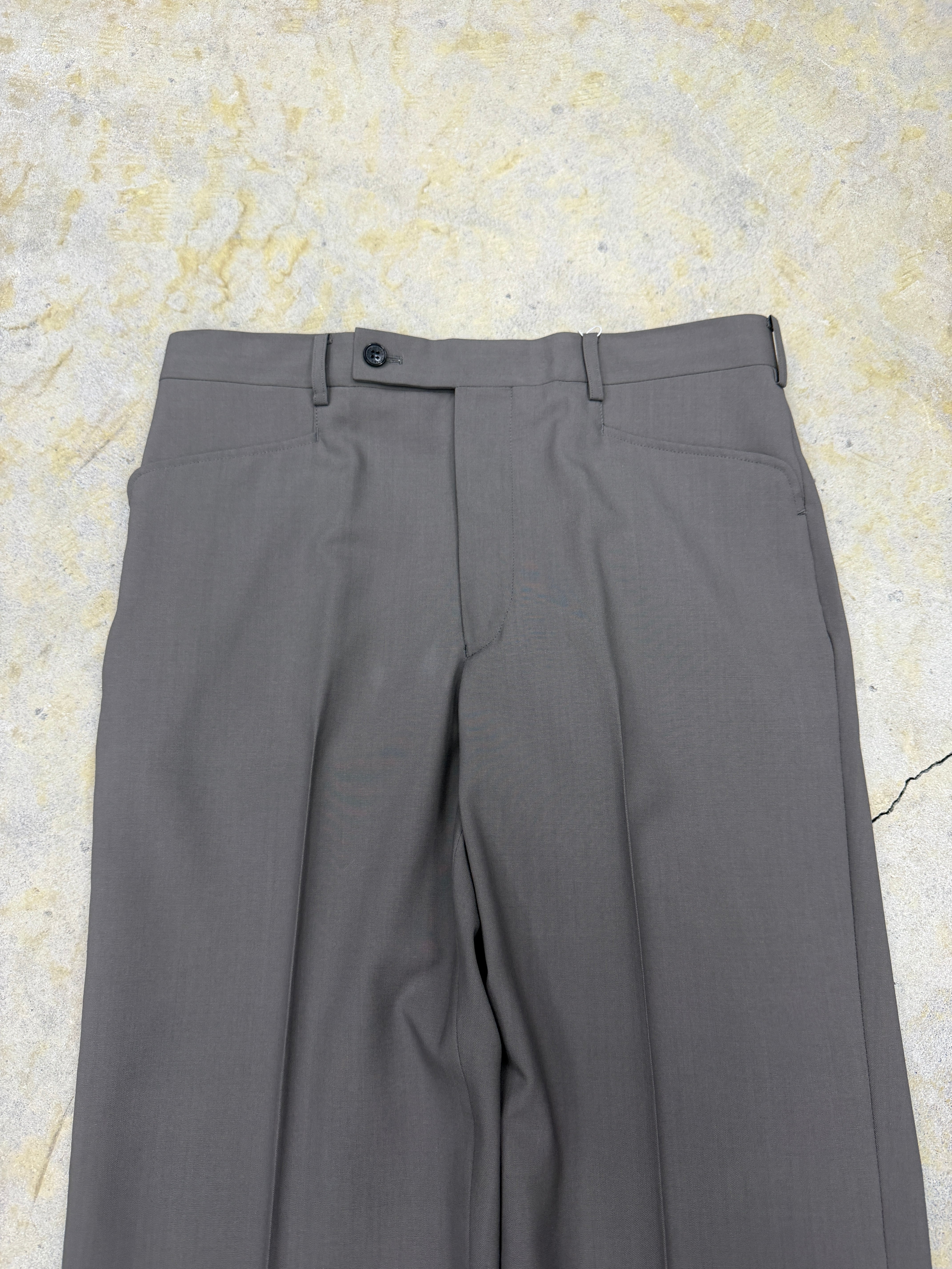 LITTLEBIG | Wool Straight Trousers | Grey | HOWDAY