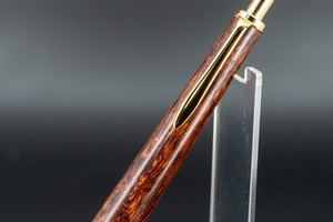 東洋のローズウッド】 縞紫檀 朱雀杢 極上 gold MP