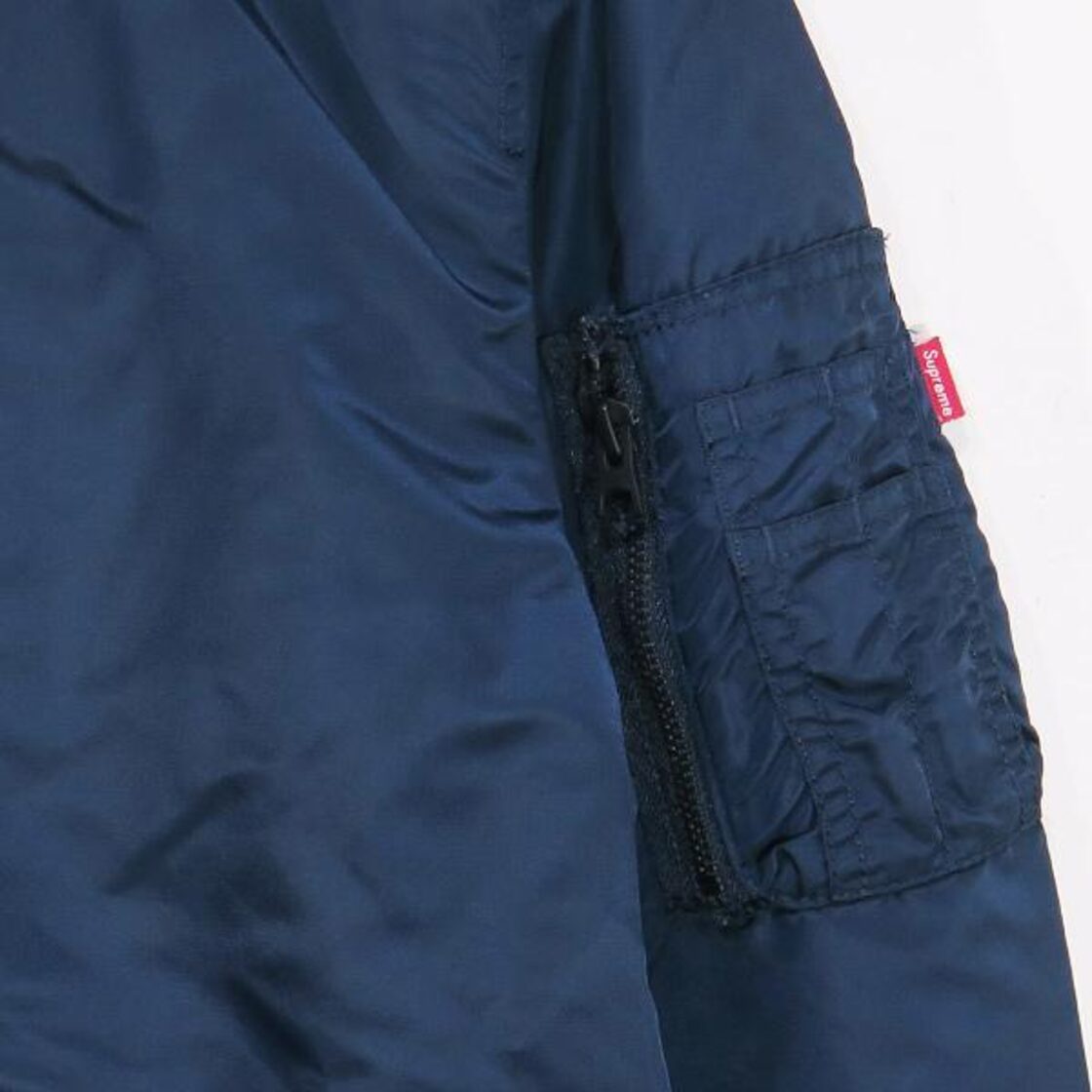 SUPREME シュプリーム 11SS MA-1 ジャケット アウター ネイビー 