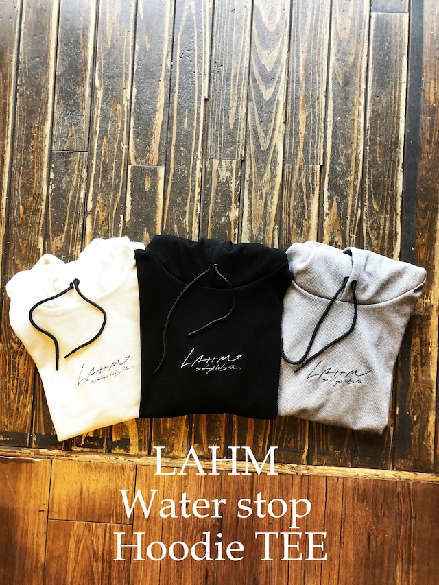 【少量キャンセル分でました】【オーバーサイズTシャツ】【LAHM /TESS】LAHM Water stop Hoodie TEE LAHM/エルエーエイチエム