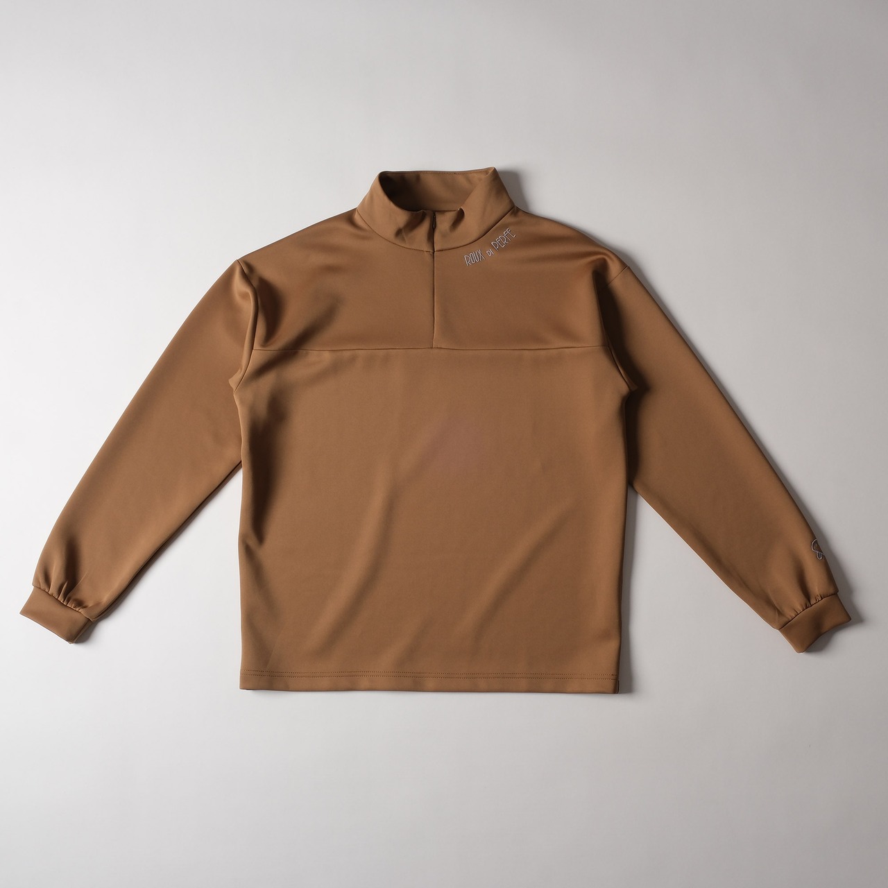 スタンドカラートップス