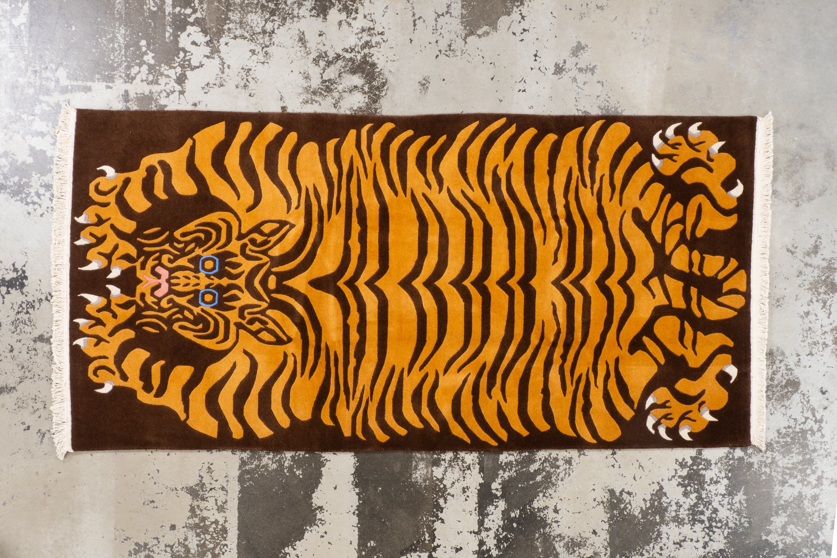 Tibetan Tiger Rug 《Lサイズ•ウール202》チベタンタイガーラグ