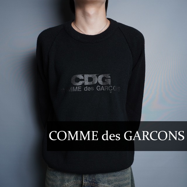 COMME des GARÇONS】コムデギャルソン CDG ロゴニット Black