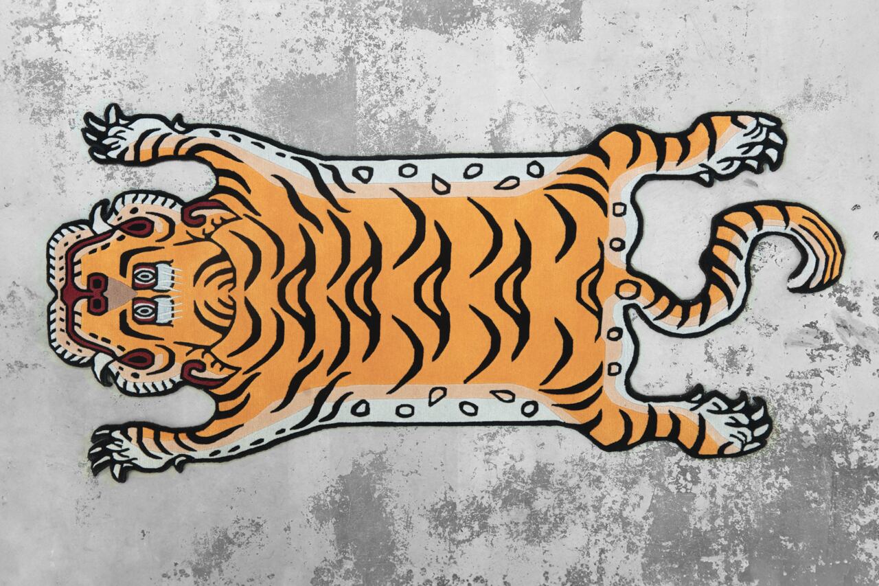 Tibetan Tiger Rug 《Lサイズ•ウール276》チベタンタイガーラグ