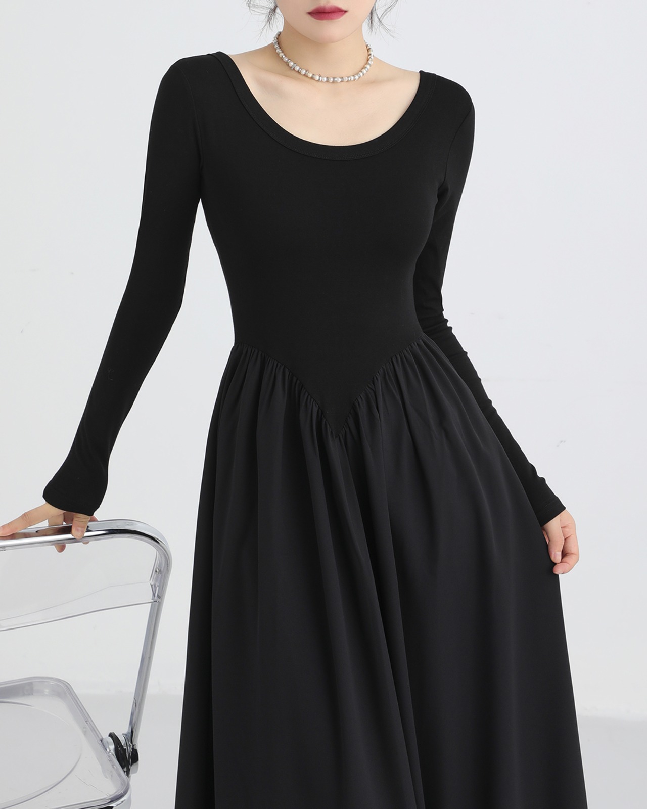 トワイライトシルエットワンピース 2color A0511 - 5