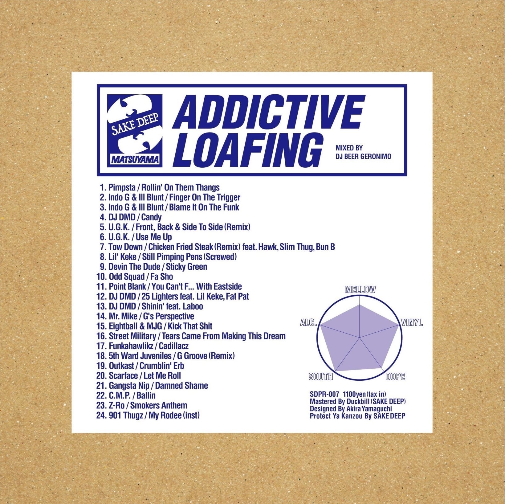 Addictive Loafing / DJ BEER GERONIMO MIX CD   PROTECT YA KANZOU