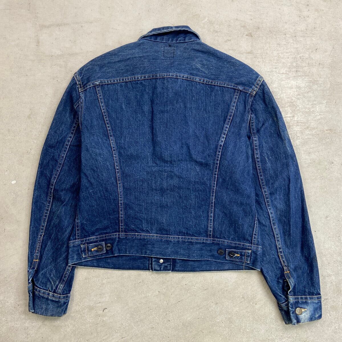お値下げ中　Lee 80' ヴィンテージデニムジャケット 80年代 USA製 Lee リー 101-J デニムジャケット メンズL相当 古着 80s