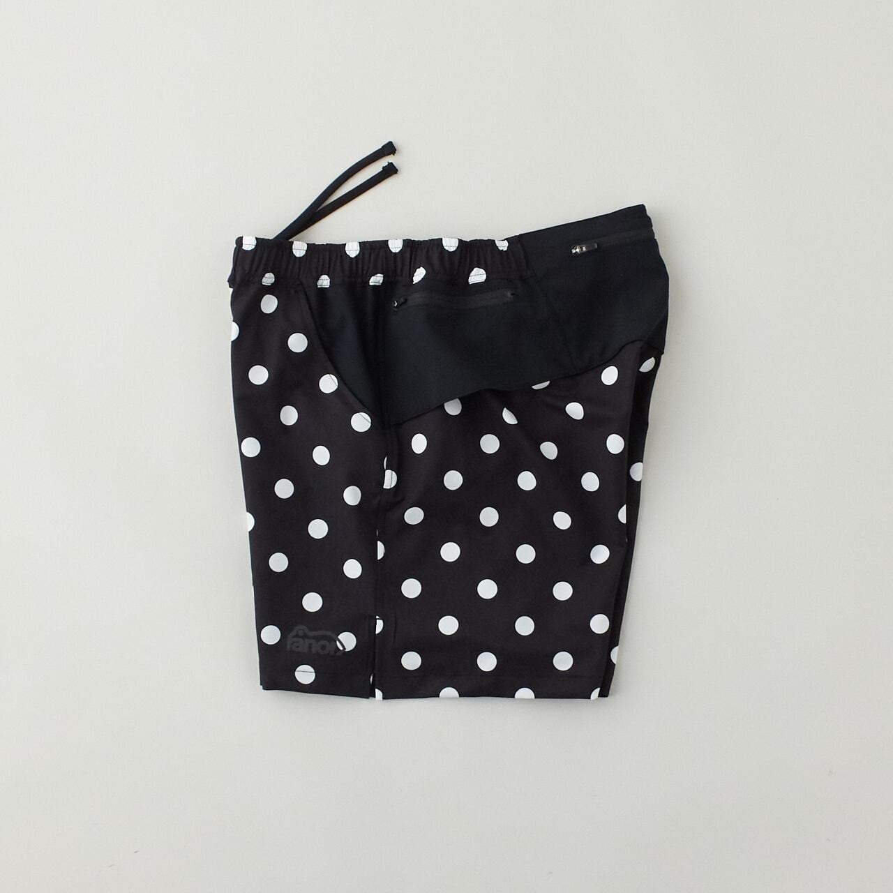 ranor（ラナー）DOTS MIDDLE SHORTS - BLK×WH.dots メンズ・レディース