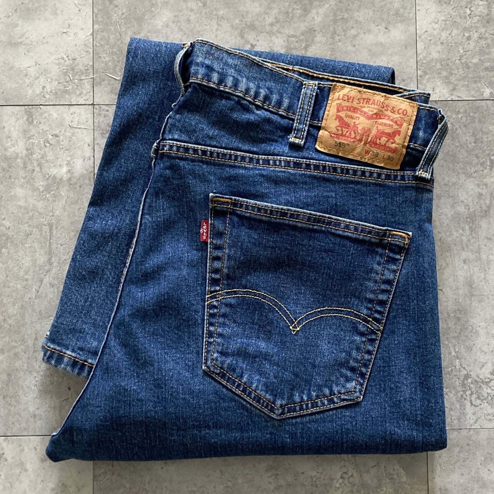 W38 L30】Levis 559 リーバイス 145周年 ジッパーフライ ビッグサイズ