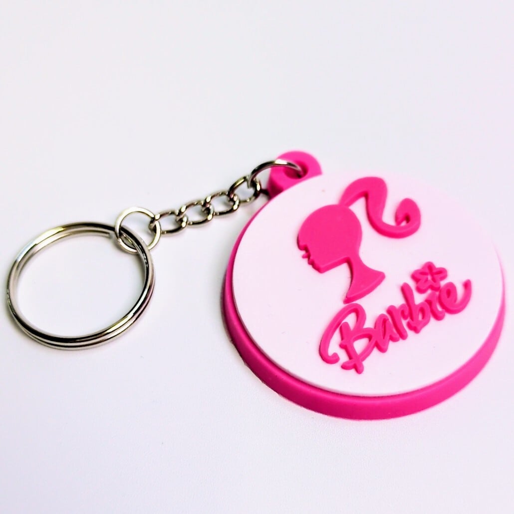 送料無料！ ☆ラバーキーホルダー☆ 〘9〙【 Barbie（ バービー