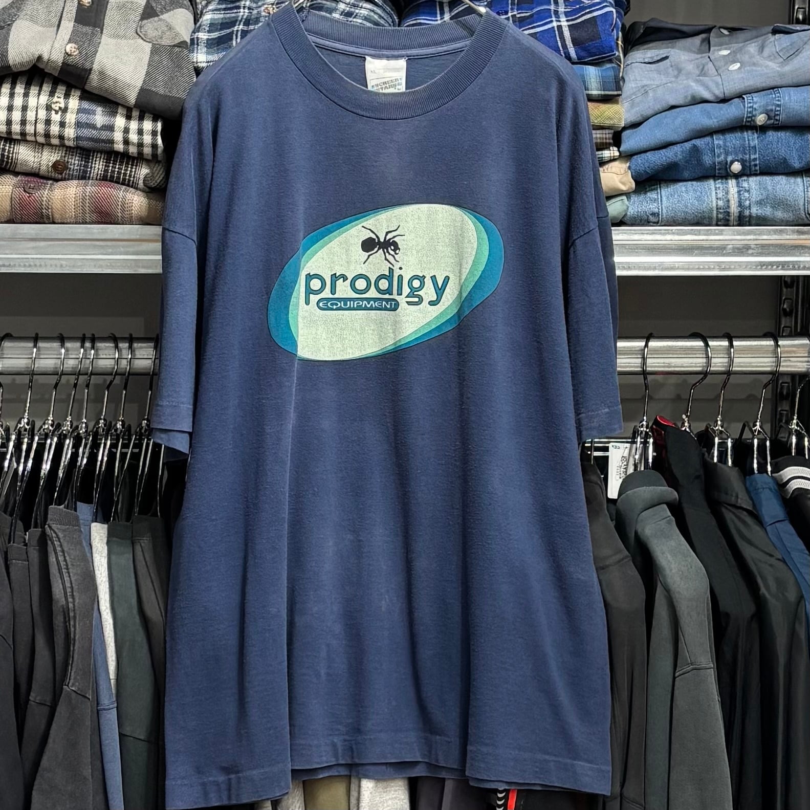 90's The Prodigy EPUIPMENT Ant Logo T-Shirt XL EURO SCREEN STARS