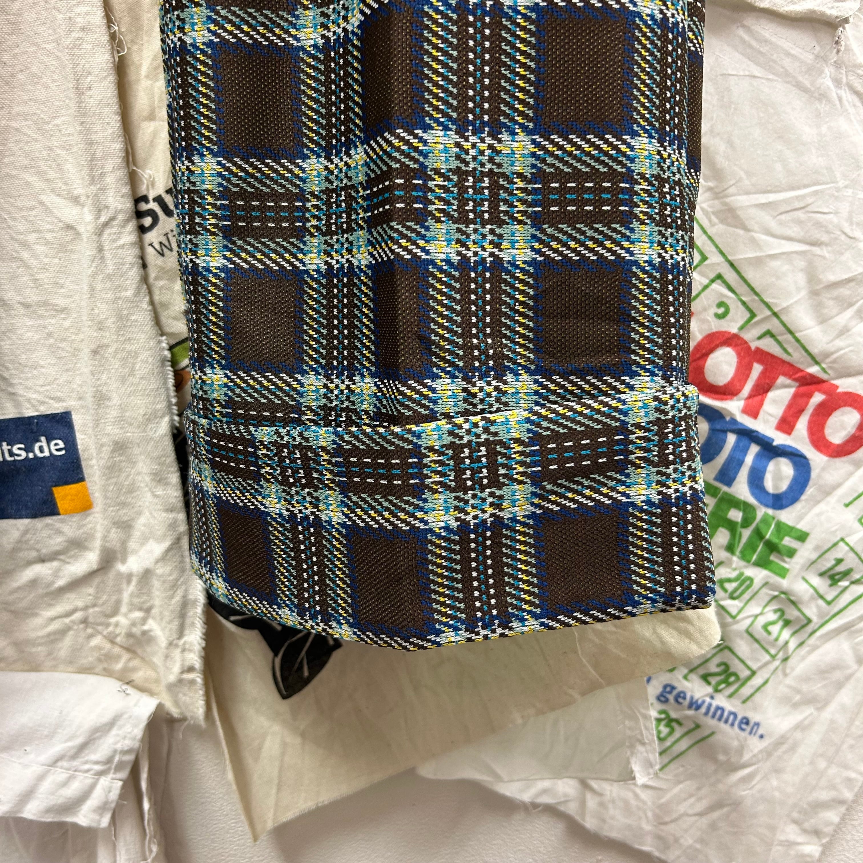 70s SCOVILL ZIP Dickies チェック柄スラックスパンツ | 古着屋PENNY