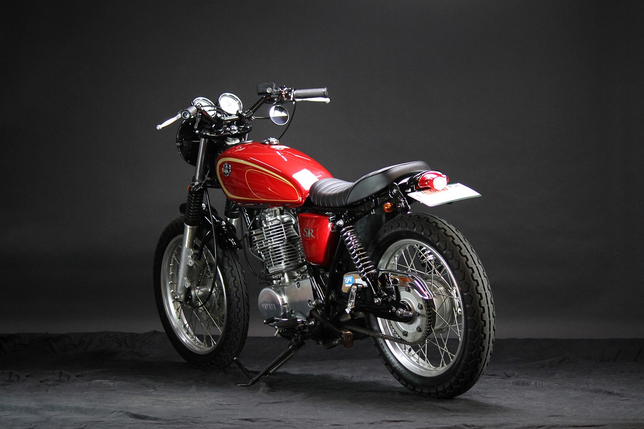 Fenderless kit (Battery in type) (with out taillamp) SR400/500(78'~Final) BLACK Painted