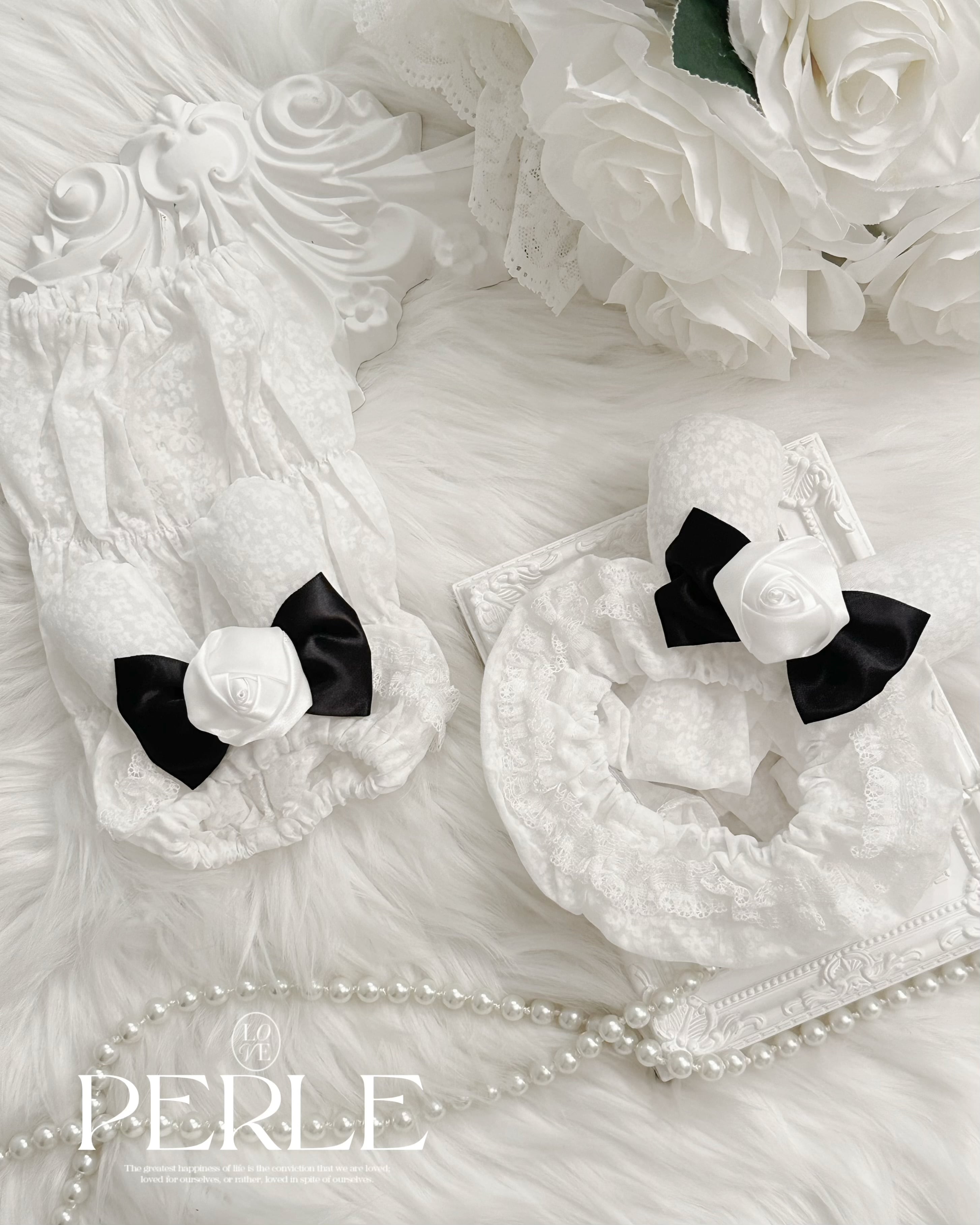 White bunny ᕱ⑅ᕱ うさみみスヌード