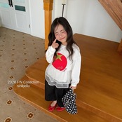 韓国子供服 / ninibello / Tomato Patch T-shirt  / 長袖Ｔシャツ *XS~XXL*