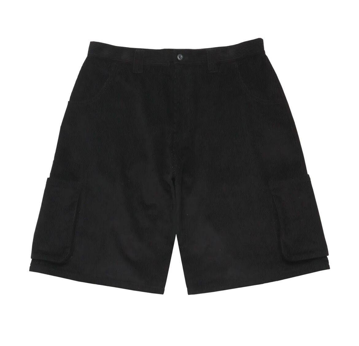 WHIMSY〉CORDUROY CARGO SHORT BLACK | CABANON