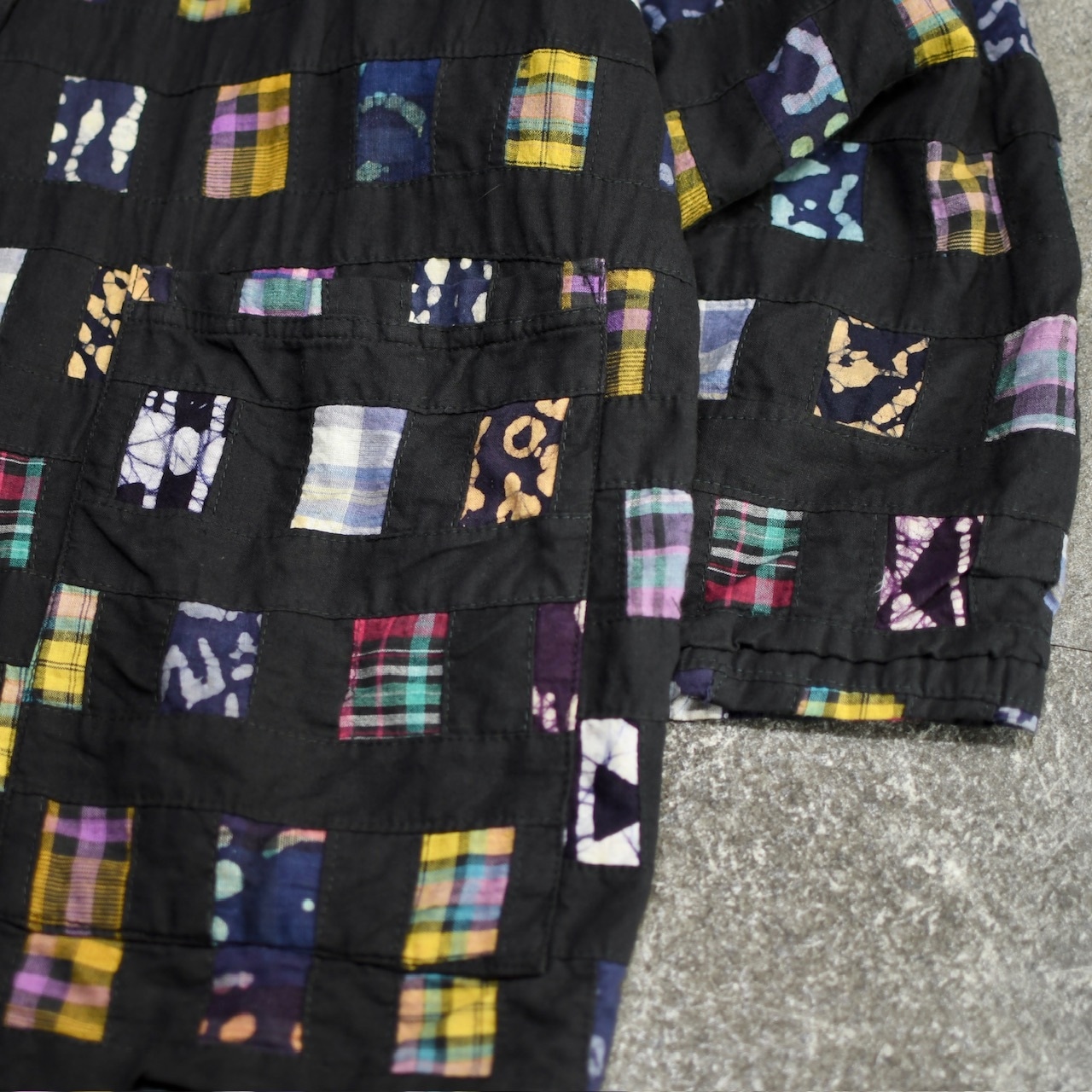 patch work design indian cotton jacket