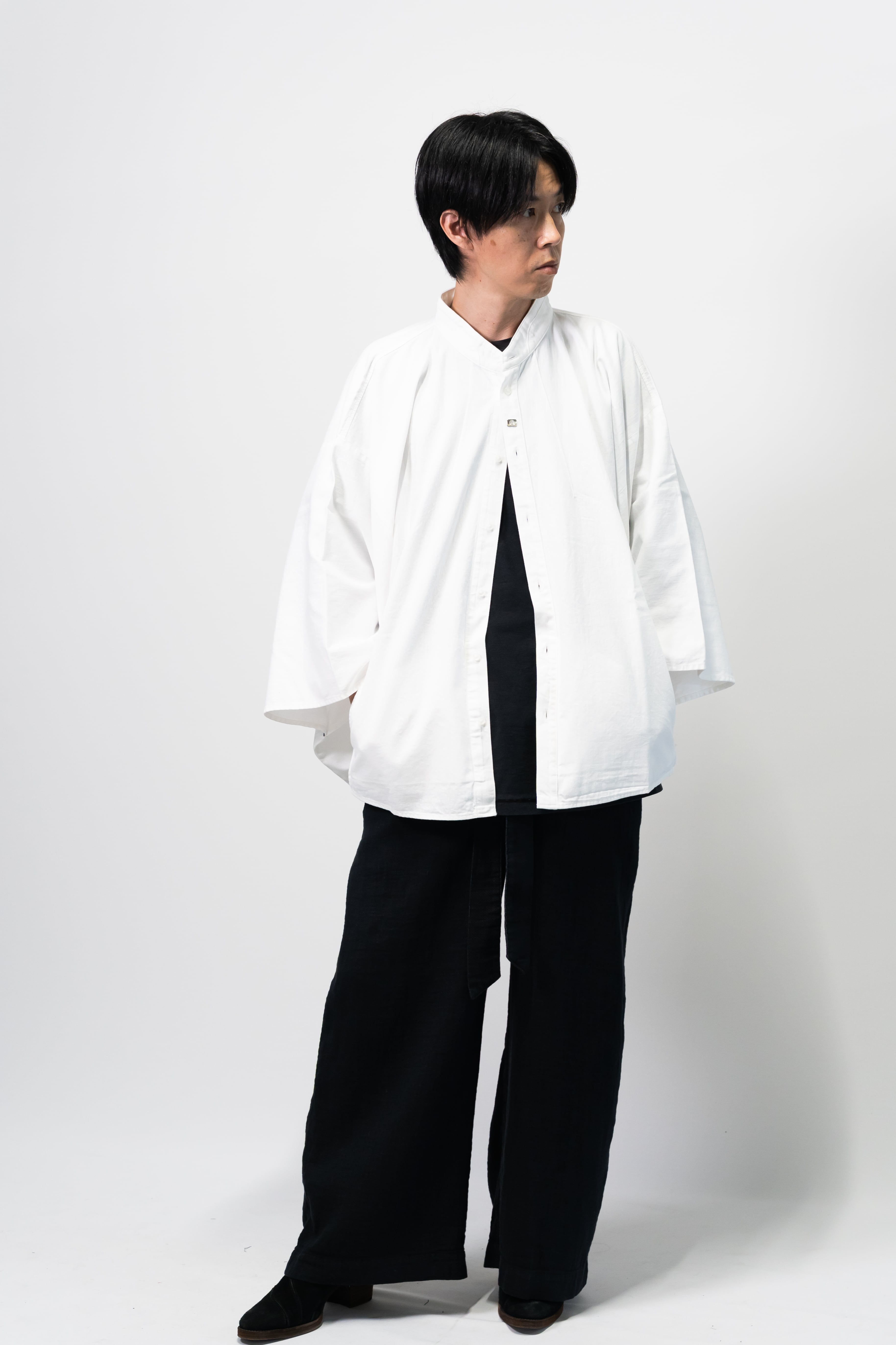 数量限定｜再販】Kimono Denim Shirt｜和モダンを纏うデニムシャツ