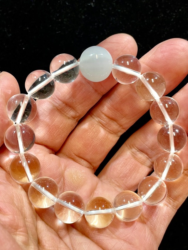 5) New！「ミラクル・ケオン&シャンデリア・クオーツ」ブレスレット14mm