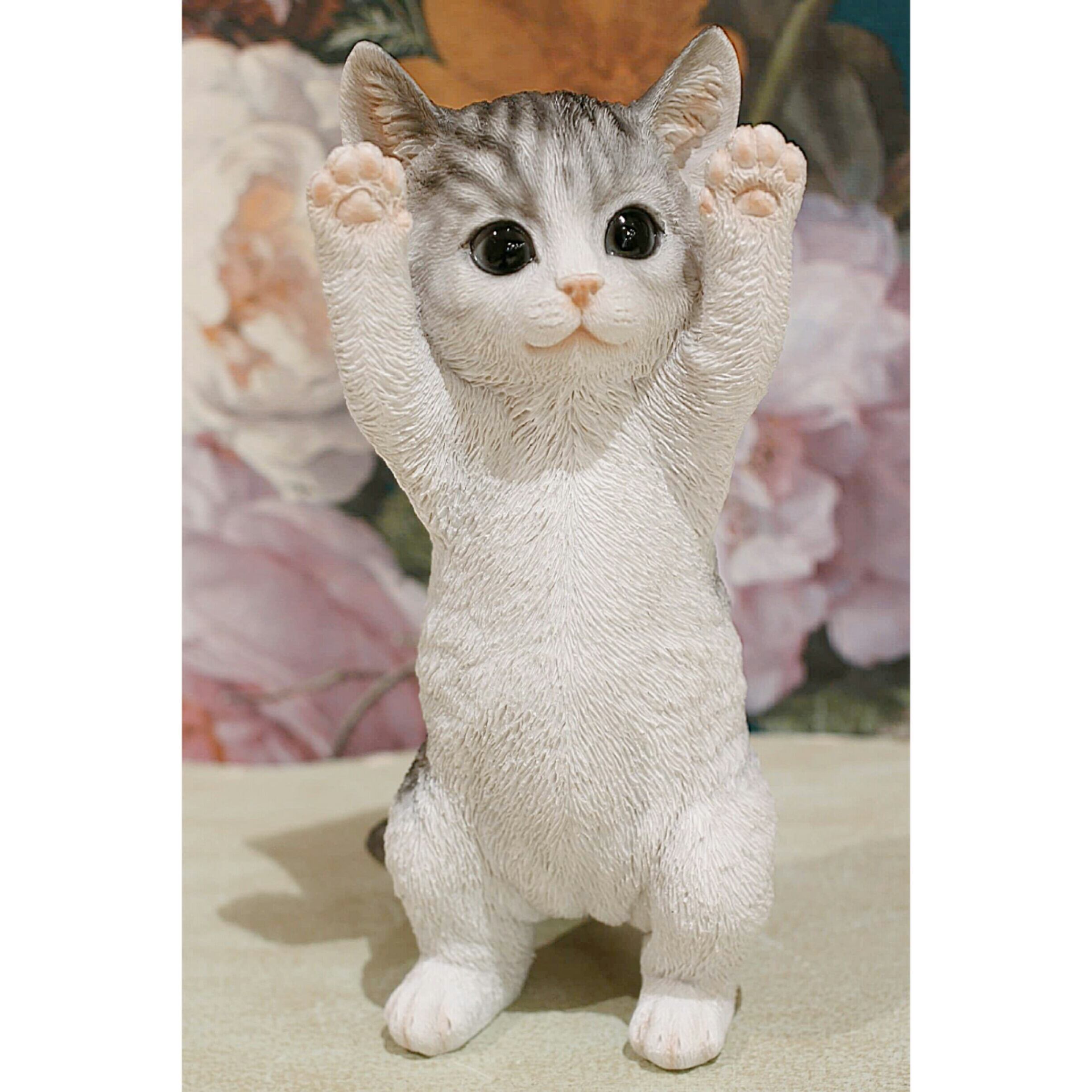 サバ白ネコオブジェ J Type 猫 置物 ネコ雑貨 浜松雑貨屋c0pernicus C0pernicus コペルニクス 浜松雑貨屋