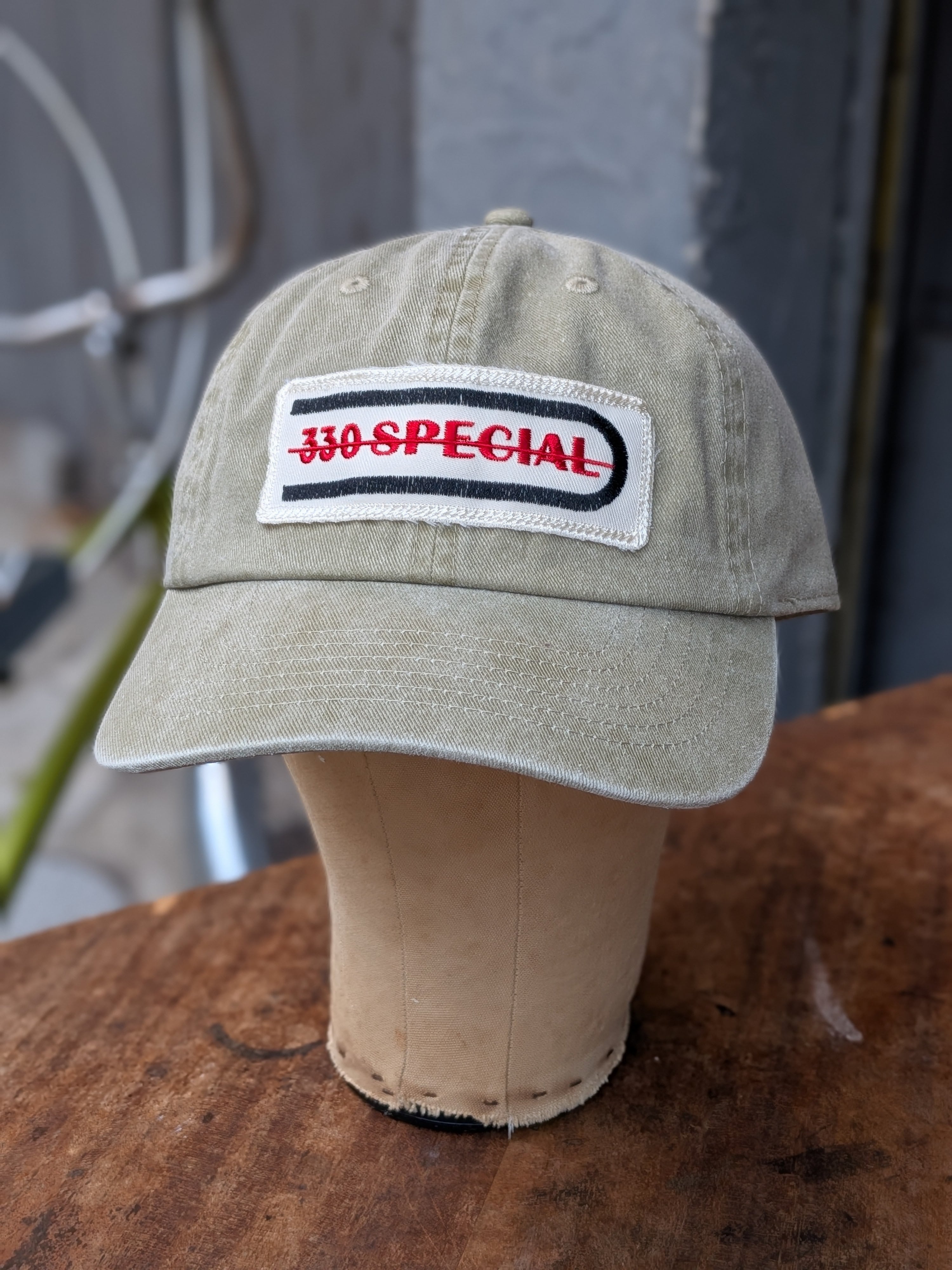 BAA COSTUME MFG. "330 SPECIAL TRUCKER DENIM CAP" Khaki Denim Color