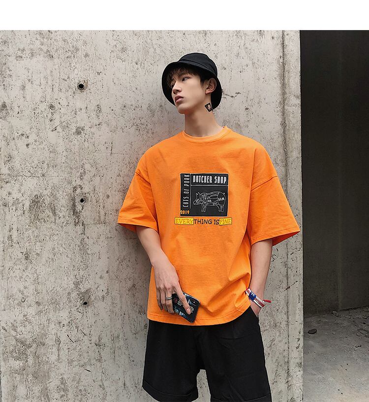 全3色 Tシャツ カットソー プリント カジュアル おしゃれ