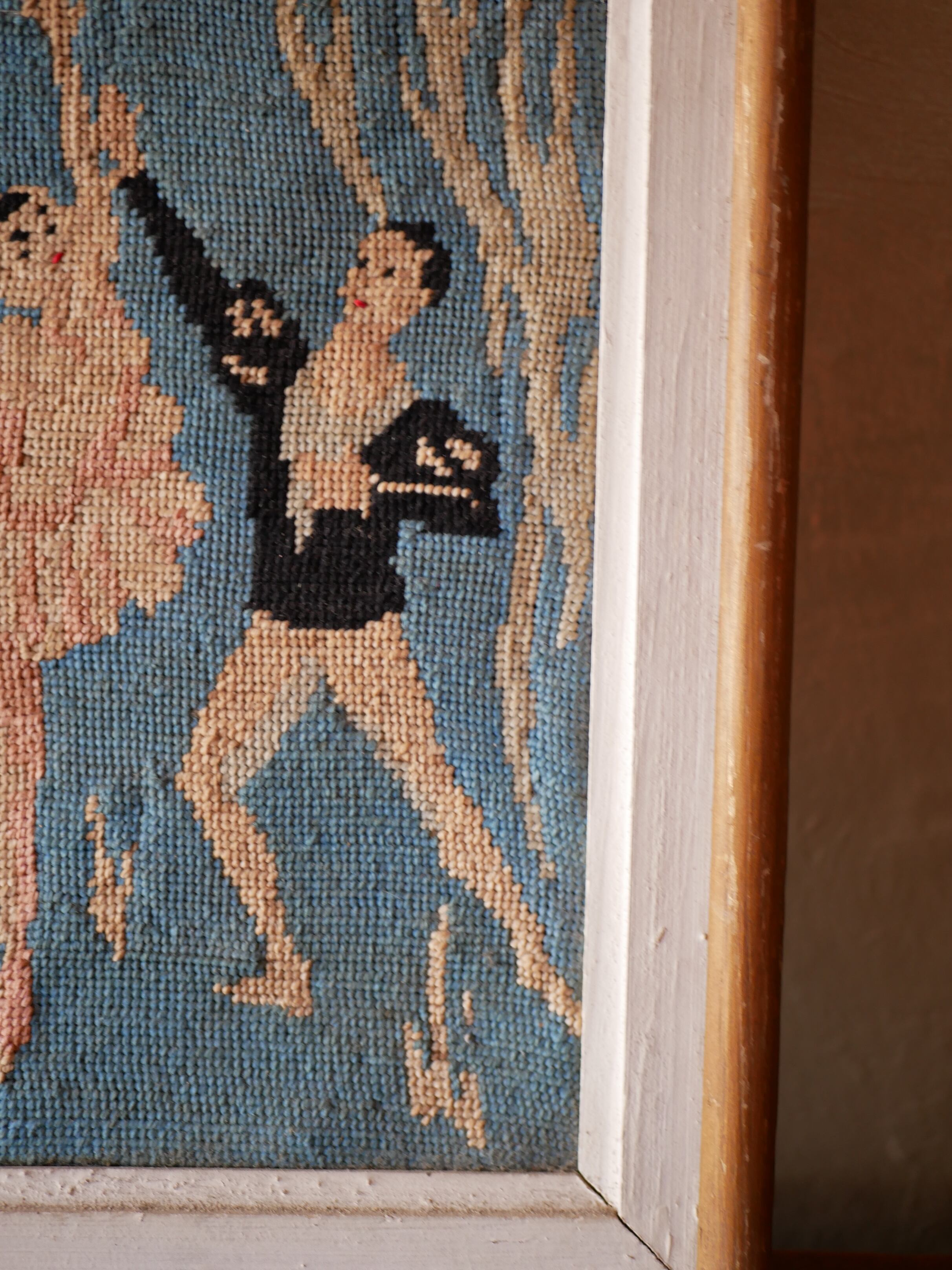 France tapestry 絵画刺繍額装入り France tapestry 絵画刺繍額装入り