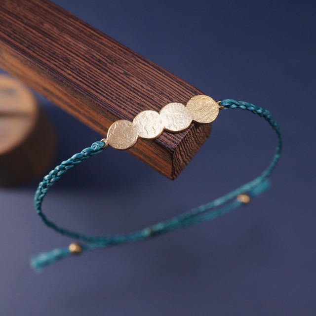 【Cruinn】真鍮×マクラメブレスレット