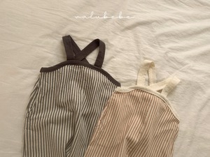【valu bebe】バケットサロペット ブラック 60~80cm 240836