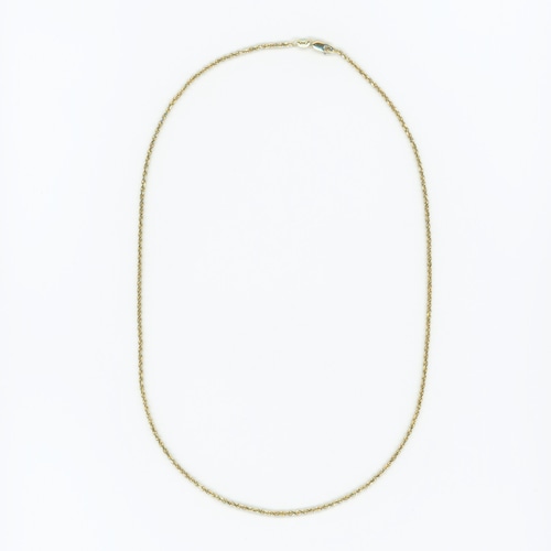 【14K-3-1】18inch 14K gold rope chain