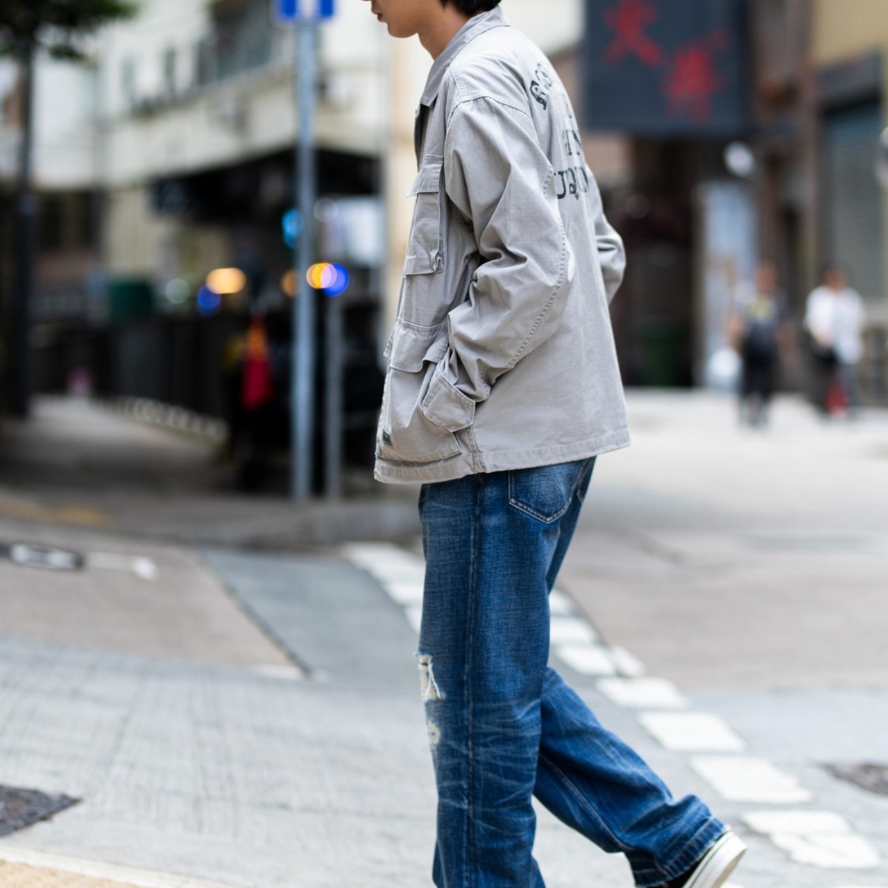 ミリタリー ポケット ジャケット A1816 - 3