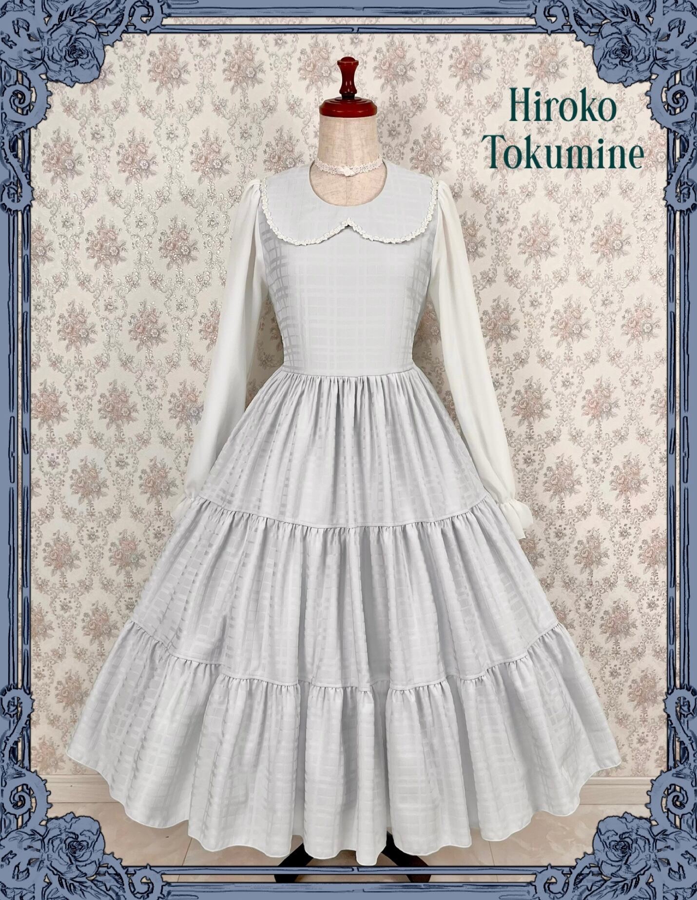 marcHenTica ロリータ ワンピース HirokoTokumine 数量限定】 marcHenTica Laito（ブラックストライプ