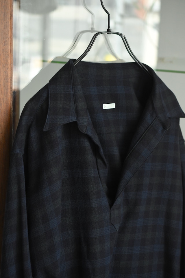 A.PRESSE / Wool Skipper Shirt (Check)