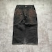 00s USA製 ブラック ダブルニー Carhartt カーハート
