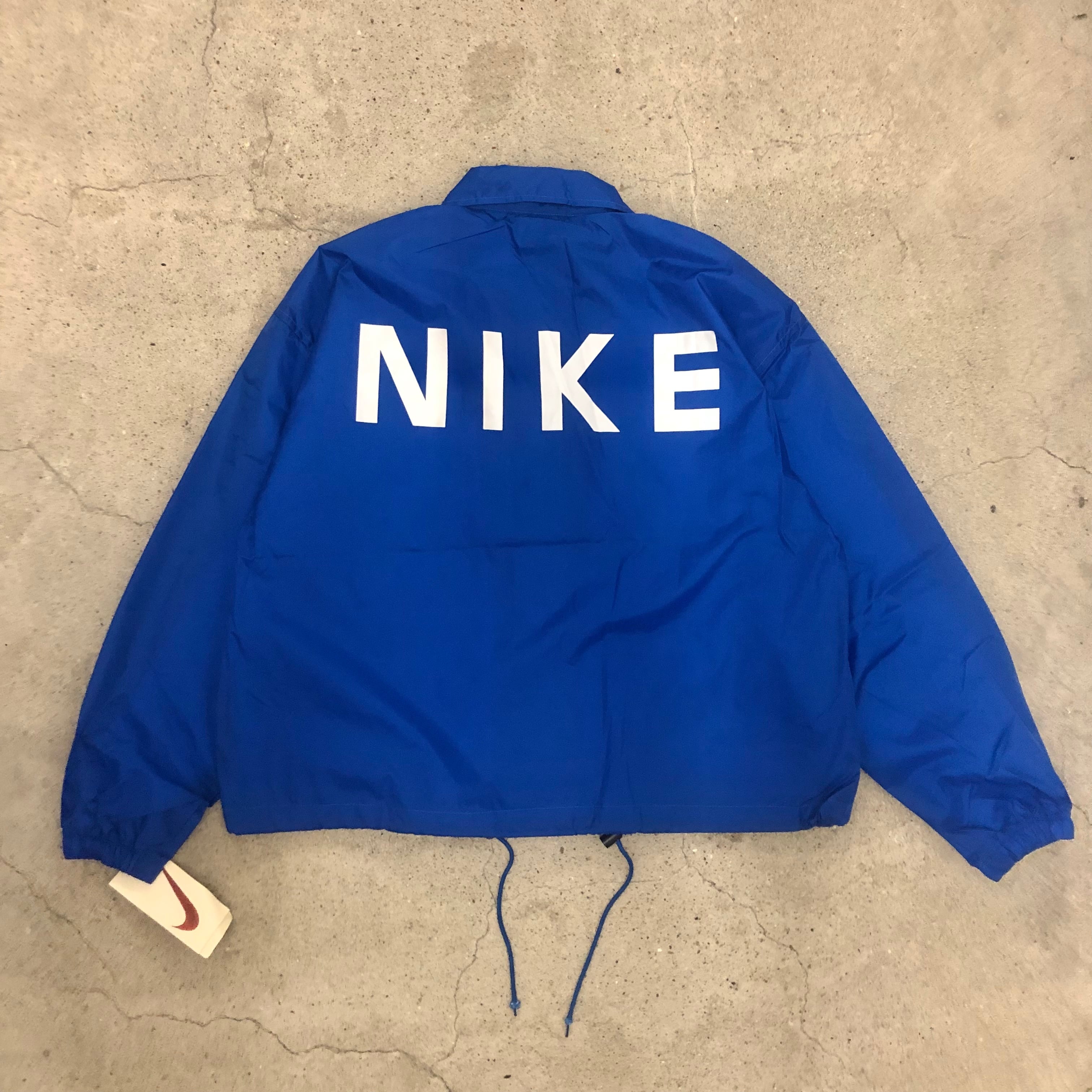 90s OLD NIKE/Coach Jacket/DEAD STOCK/L/コーチジャケット/ブルー