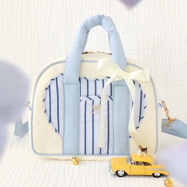 【予約】[SEORU] Romantic Heart Bag (blue)