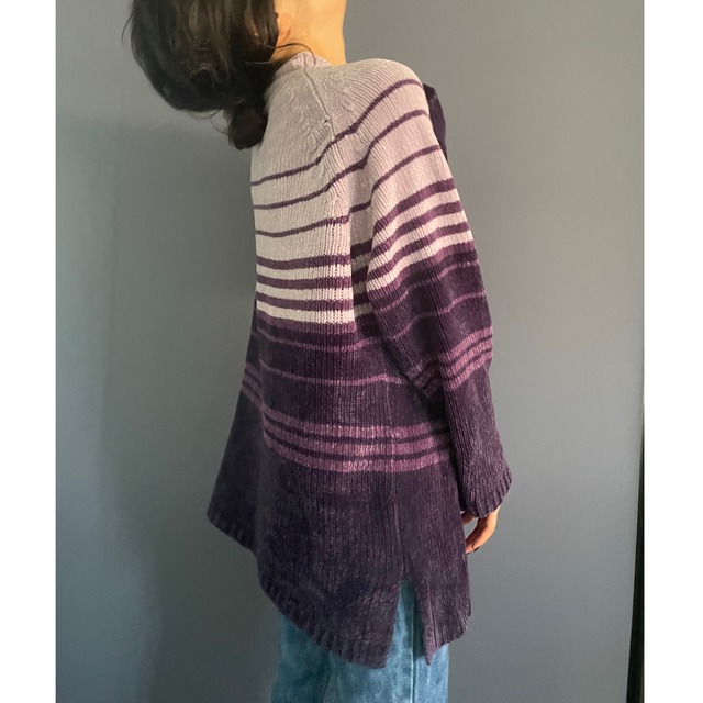 Purple onetone knit